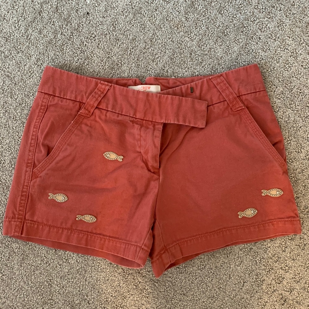 J. Crew Orange Chino Short